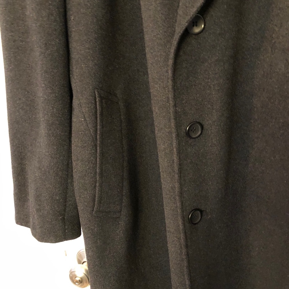 Men’s Executive Black Coat 44R Made in Italy - Picture 6 of 14